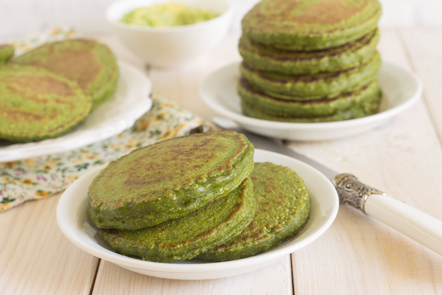 Pancakes De Espinacas Y Avena | El Cucharón Verde